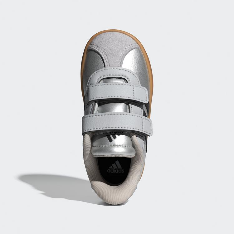 adidas adidas VL Court 3.0 Kids Schuh Sneaker Kinder - Silver Metallic / Core Black / Light Solid Grey - 1 | SportScheck