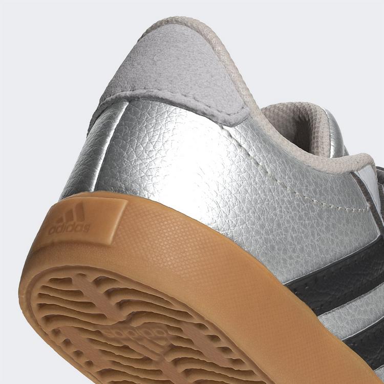 adidas adidas VL Court 3.0 Kids Schuh Sneaker Kinder - Silver Metallic / Core Black / Light Solid Grey - 7 | SportScheck