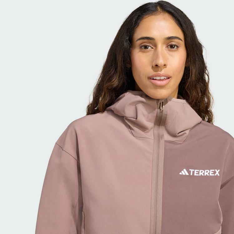adidas adidas Terrex Multi Softshelljacke Outdoorjacke Damen - Trace Brown - 1 | SportScheck