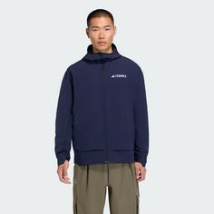 Rückansicht von adidas Terrex Multi Softshelljacke Softshelljacke Herren Legend Ink