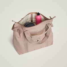 Rückansicht von adidas aSMC TOTE Umh&auml;ngetasche Damen Chalky Brown / Black