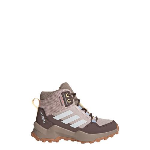 Rückansicht von adidas Terrex Ax4r Mid Rain.Rdy Wanderschuh Winterschuhe Kinder Blush Pink / Off White / Ice Tangerine