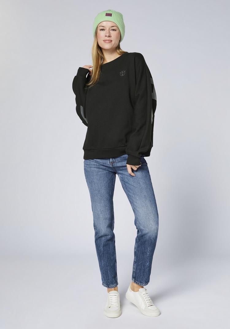 Chiemsee Chiemsee Rundhalspullover Sweatshirt Damen - 19-3911 Black Beauty - 3 | SportScheck