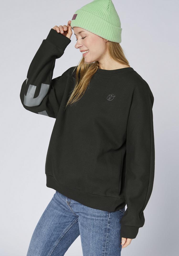 Chiemsee Chiemsee Rundhalspullover Sweatshirt Damen - 19-3911 Black Beauty - 4 | SportScheck