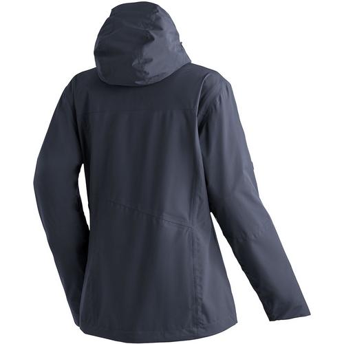 Rückansicht von Maier Sports Metor 3in1 W Funktionsjacke Damen Marine3272