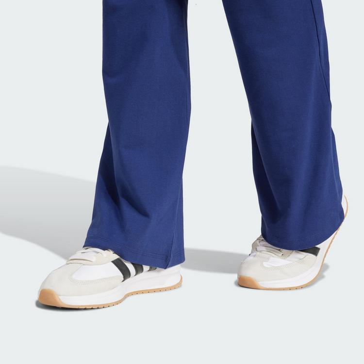 adidas adidas Essentials Small Logo Flared Leggings Leggings Damen - Dark Blue / White - 1 | SportScheck