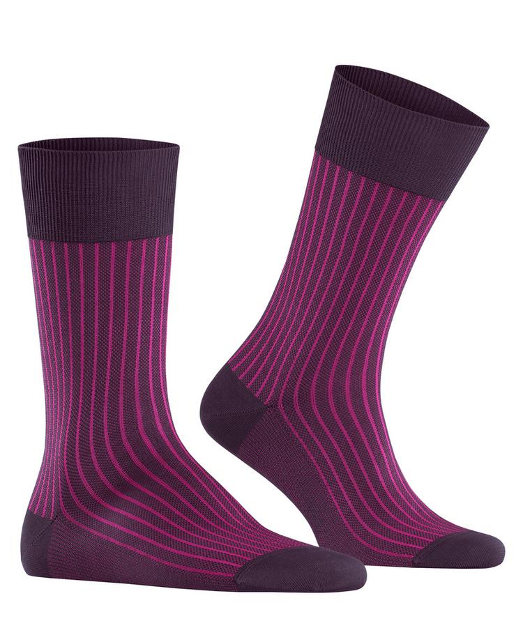 Falke Falke Oxford Stripe SO Socken Herren - aubergine (8282) - 0 | SportScheck
