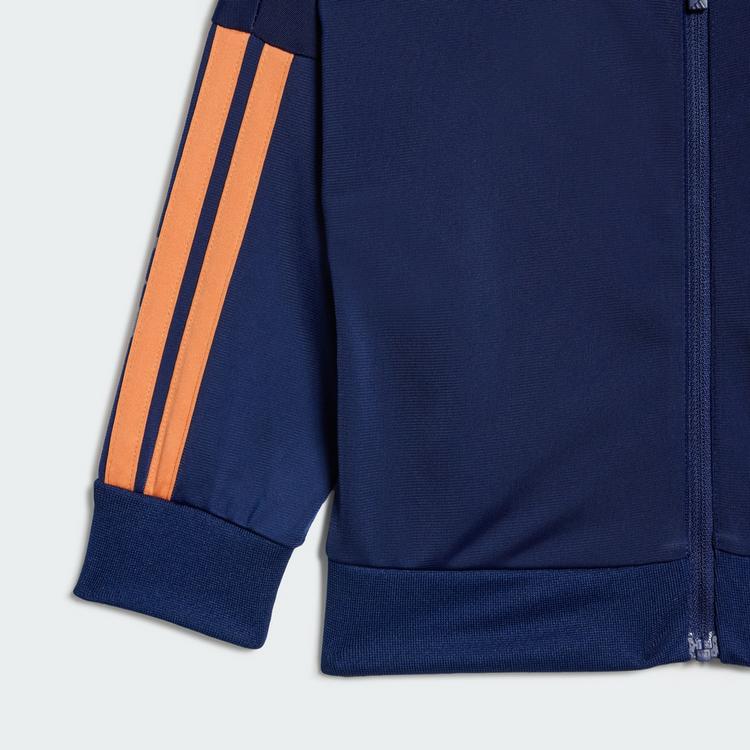 adidas adidas Essentials CLIMACOOL Kids Trainingsanzug Trainingsanzug Kinder - Dark Blue / Dusky Orange - 1 | SportScheck