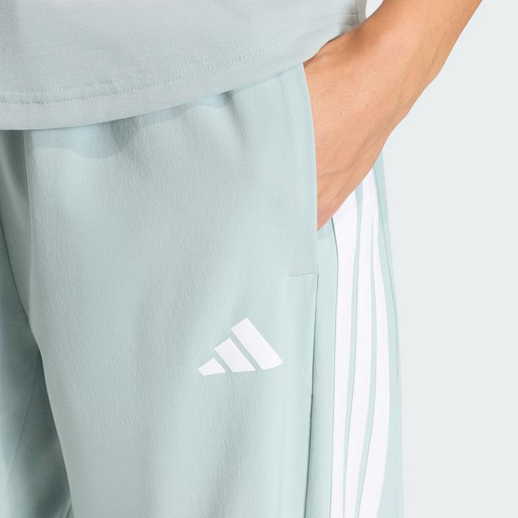 adidas adidas Train Essentials 3-Streifen Woven Hose Trainingshose Damen - Wonder Sage / White - 0 | SportScheck