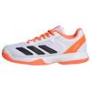 adidas Courtflash Kids Tennisschuh Tennisschuhe Kinder - Lucid Orange / Cyber Metallic / Cloud White