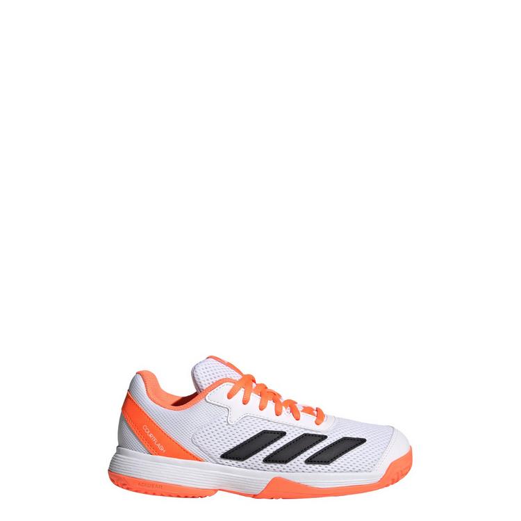 adidas adidas Courtflash Kids Tennisschuh Tennisschuhe Kinder - Lucid Orange / Cyber Metallic / Cloud White - 0 | SportScheck