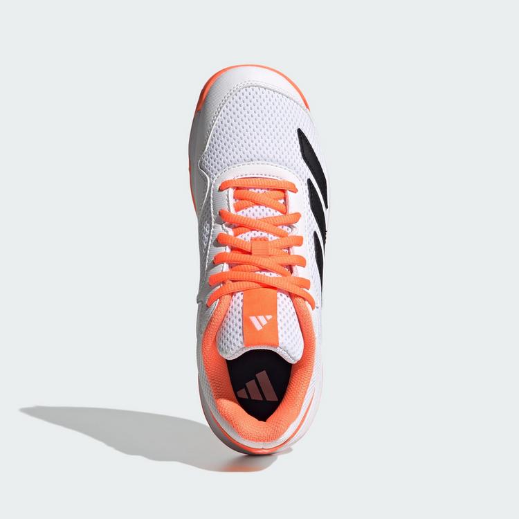 adidas adidas Courtflash Kids Tennisschuh Tennisschuhe Kinder - Lucid Orange / Cyber Metallic / Cloud White - 1 | SportScheck