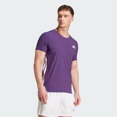 Rückansicht von adidas Adizero Running T-Shirt Funktionsshirt Herren Aurora Plum