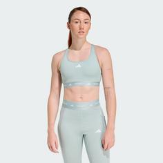 Rückansicht von adidas TECHFIT Sport-BH Sport-BH Damen Wonder Sage