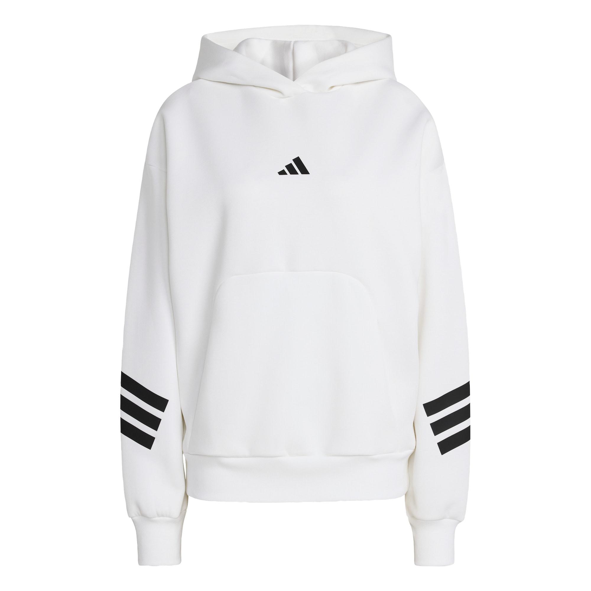 adidas Future Icons 3-Streifen Hoodie Hoodie Damen - White
