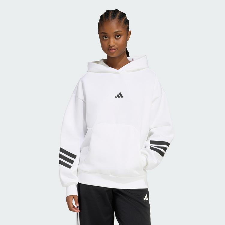 adidas adidas Future Icons 3-Streifen Hoodie Hoodie Damen - White - 0 | SportScheck