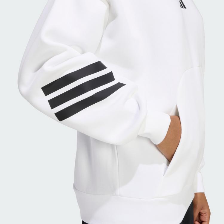 adidas adidas Future Icons 3-Streifen Hoodie Hoodie Damen - White - 1 | SportScheck