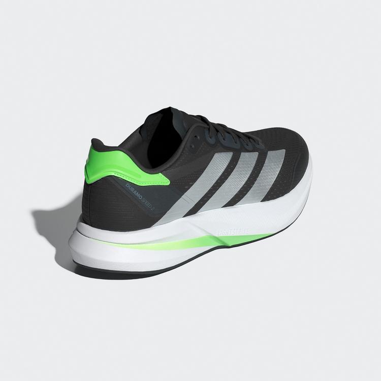 adidas adidas Duramo Speed 2 Laufschuh Laufschuhe Herren - Carbon / Matte Silver / Lime Burst - 4 | SportScheck