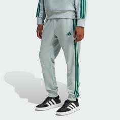 Rückansicht von adidas Essentials 3-Streifen French Terry Hose Trainingshose Herren Wonder Sage / Collegiate Green
