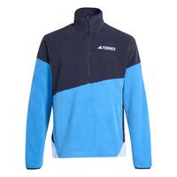 adidas Terrex Multi Climawarm Fleece-Anorak Funktionssweatshirt Herren - Legend Ink / Ray Blue