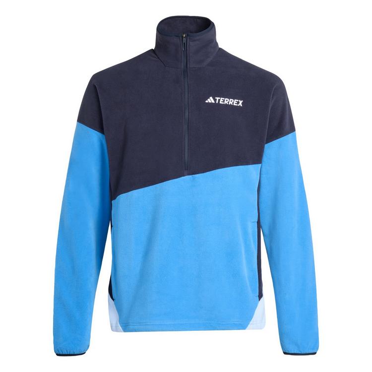 adidas adidas Terrex Multi Climawarm Fleece-Anorak Funktionssweatshirt Herren - Legend Ink / Ray Blue - 0 | SportScheck