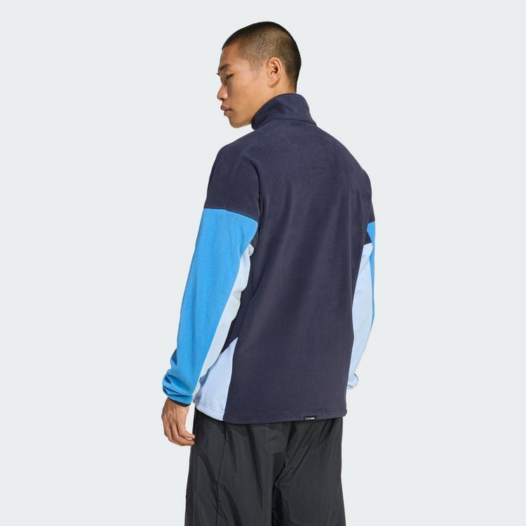 adidas adidas Terrex Multi Climawarm Fleece-Anorak Funktionssweatshirt Herren - Legend Ink / Ray Blue - 1 | SportScheck