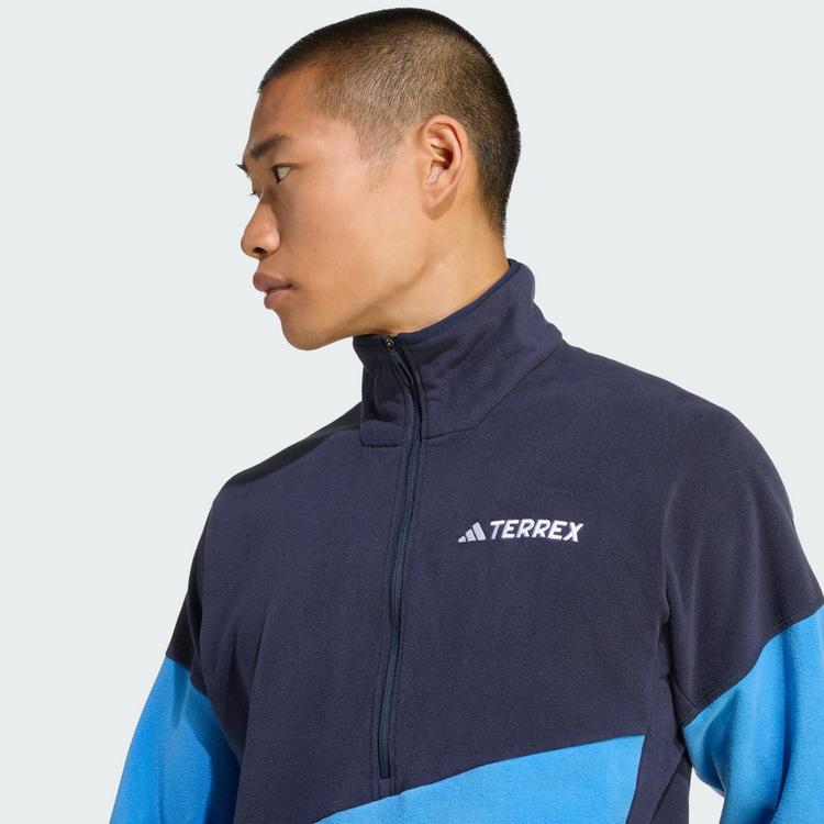 adidas adidas Terrex Multi Climawarm Fleece-Anorak Funktionssweatshirt Herren - Legend Ink / Ray Blue - 0 | SportScheck