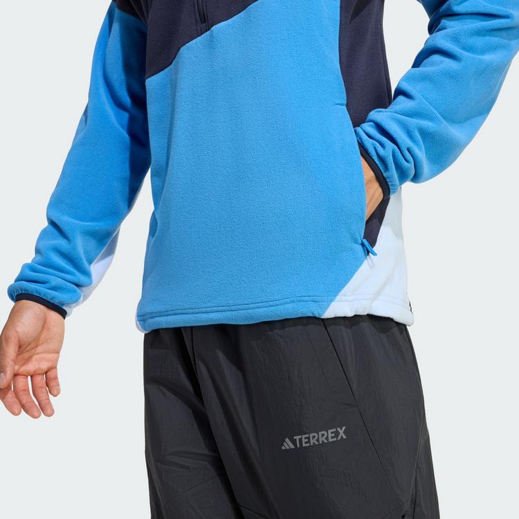 adidas adidas Terrex Multi Climawarm Fleece-Anorak Funktionssweatshirt Herren - Legend Ink / Ray Blue - 1 | SportScheck