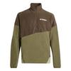 adidas Terrex Multi Climawarm Fleece-Anorak Funktionssweatshirt Herren - Shadow Olive / Olive Strata