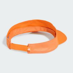 Rückansicht von adidas Climacool Schirmmütze Visor Pure Orange / White