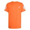 adidas Club Tennis 3-Streifen Kids T-Shirt Poloshirt Kinder - Pure Orange