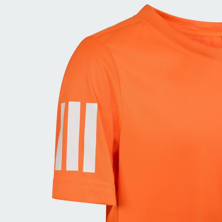 adidas adidas Club Tennis 3-Streifen Kids T-Shirt Poloshirt Kinder - Pure Orange - 2 | SportScheck