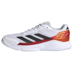 adidas Courtquick Padel Schuh Tennisschuhe Cloud White / Core Black / Lucid Orange