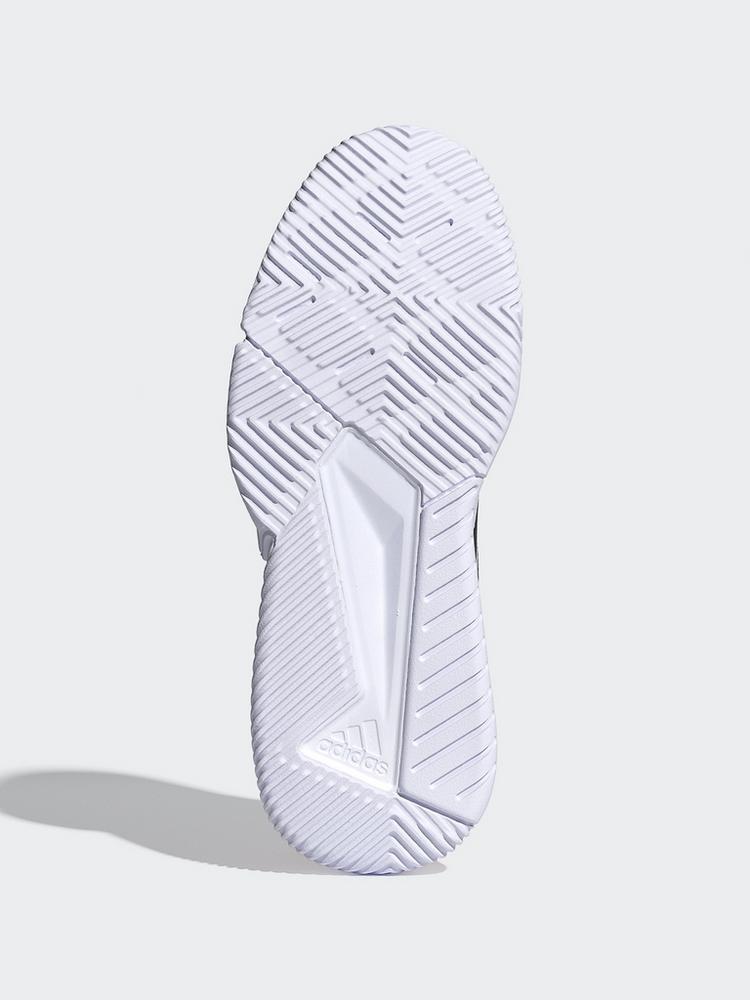 adidas adidas Courtquick Padel Schuh Tennisschuhe Herren - Cloud White / Core Black / Lucid Orange - 2 | SportScheck