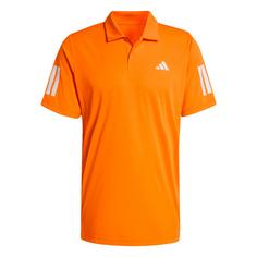 adidas Club Tennis 3-Streifen Poloshirt Funktionsshirt Herren Pure Orange