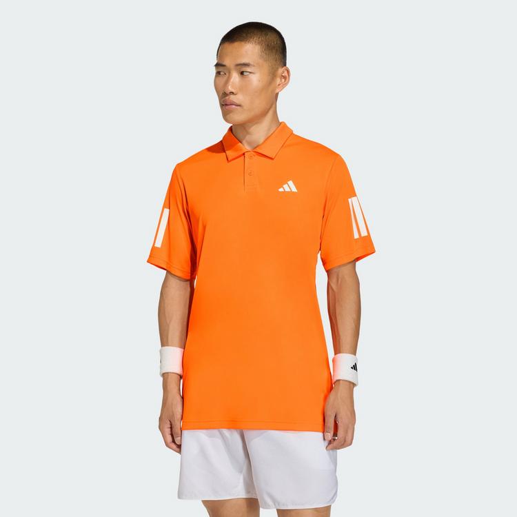 adidas adidas Club Tennis 3-Streifen Poloshirt Funktionsshirt Herren - Pure Orange - 0 | SportScheck