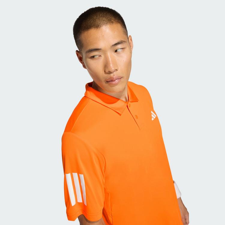 adidas adidas Club Tennis 3-Streifen Poloshirt Funktionsshirt Herren - Pure Orange - 1 | SportScheck