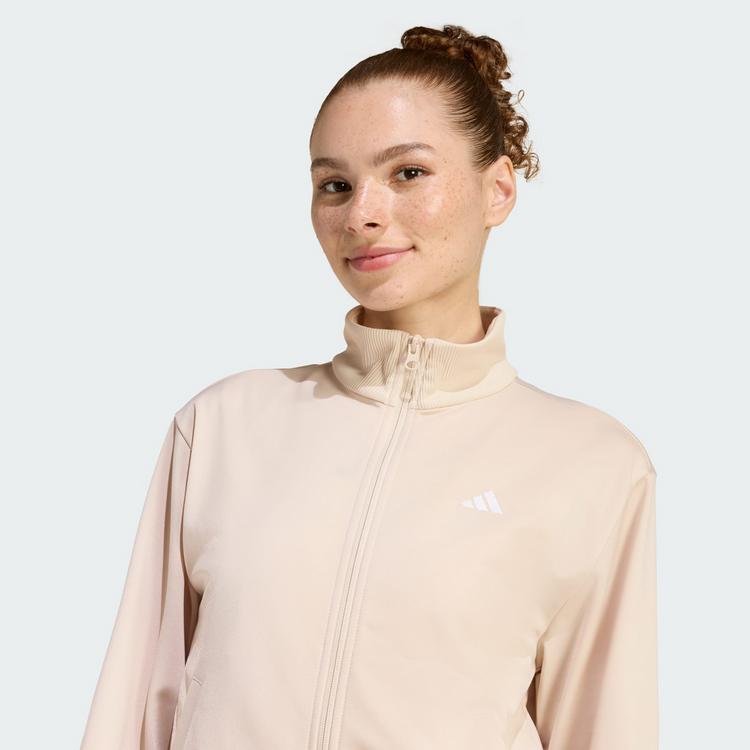 adidas adidas Essentials Feel Cozy Trainingsanzug Trainingsanzug Damen - Crystal Linen - 0 | SportScheck