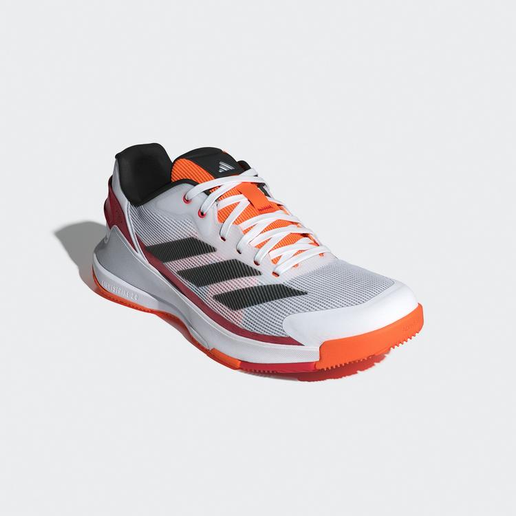 adidas adidas Crazyquick Padel-Schuh Tennisschuhe - Cloud White / Core Black / Lucid Orange - 3 | SportScheck