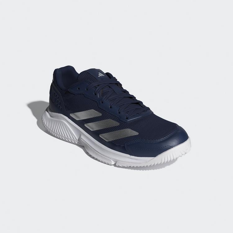 adidas adidas Courtquick Padel Schuh Tennisschuhe Herren - Dark Blue / Silver Metallic / Cloud White - 3 | SportScheck