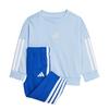 adidas Essentials Kids Jogginganzug Trainingsanzug Kinder - Glow Blue / White