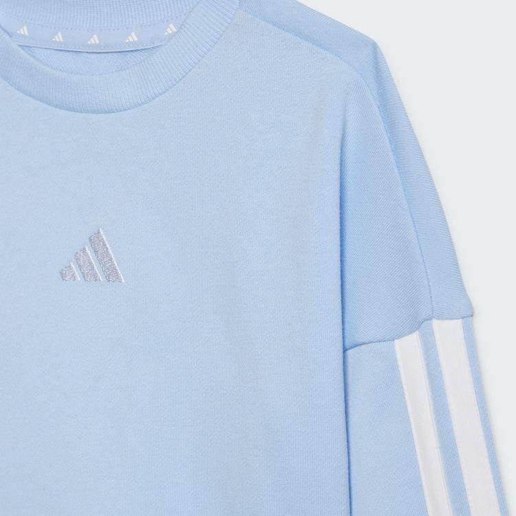 adidas adidas Essentials Kids Jogginganzug Trainingsanzug Kinder - Glow Blue / White - 1 | SportScheck