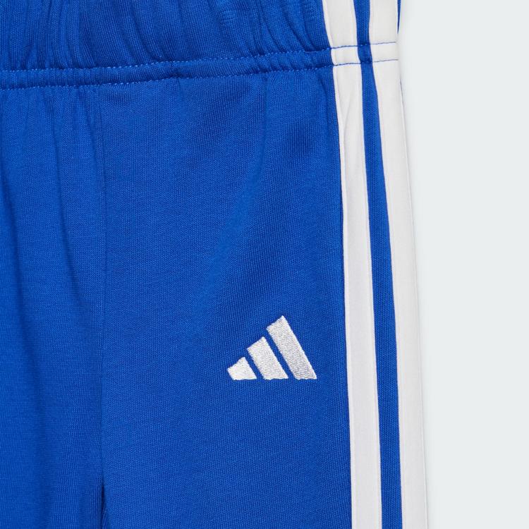 adidas adidas Essentials Kids Jogginganzug Trainingsanzug Kinder - Glow Blue / White - 2 | SportScheck