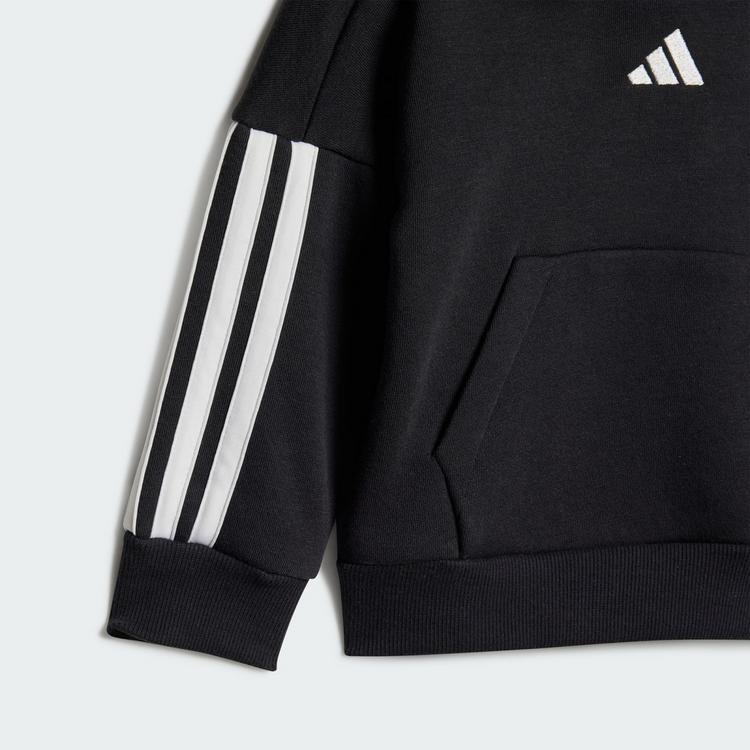 adidas adidas Essentials Kids Jogginghose Hoodie Kinder - Black / White - 1 | SportScheck
