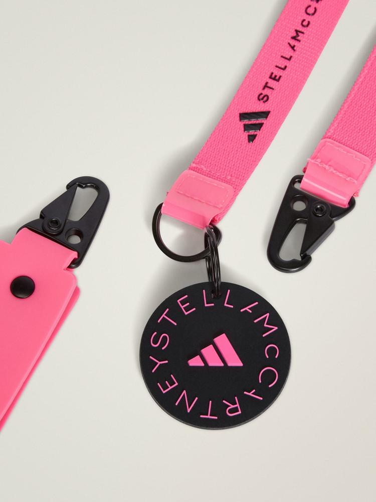 adidas adidas adidas by Stella McCartney Schl&uuml;sselband Sporttasche Damen - Solar Pink / Black - 1 | SportScheck