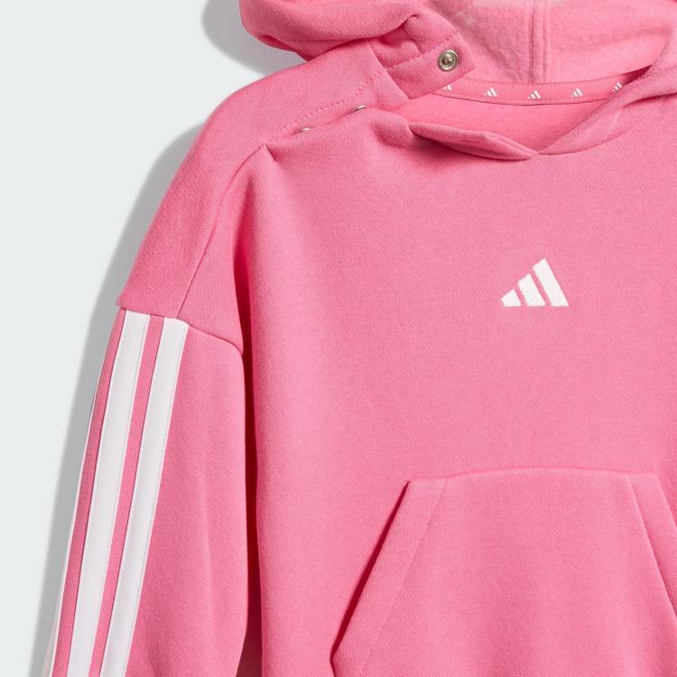 adidas adidas Essentials Kids Jogginghose Hoodie Kinder - Pink Fusion / White - 0 | SportScheck