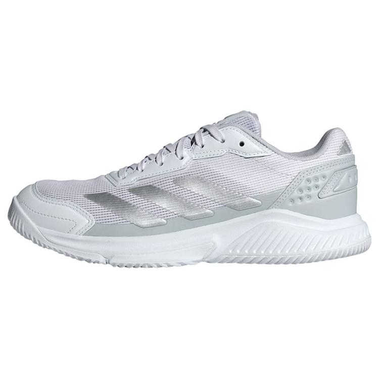 adidas adidas Courtquick Padel-Schuh Tennisschuhe Damen - Cloud White / Silver Metallic / Cloud White - 0 | SportScheck
