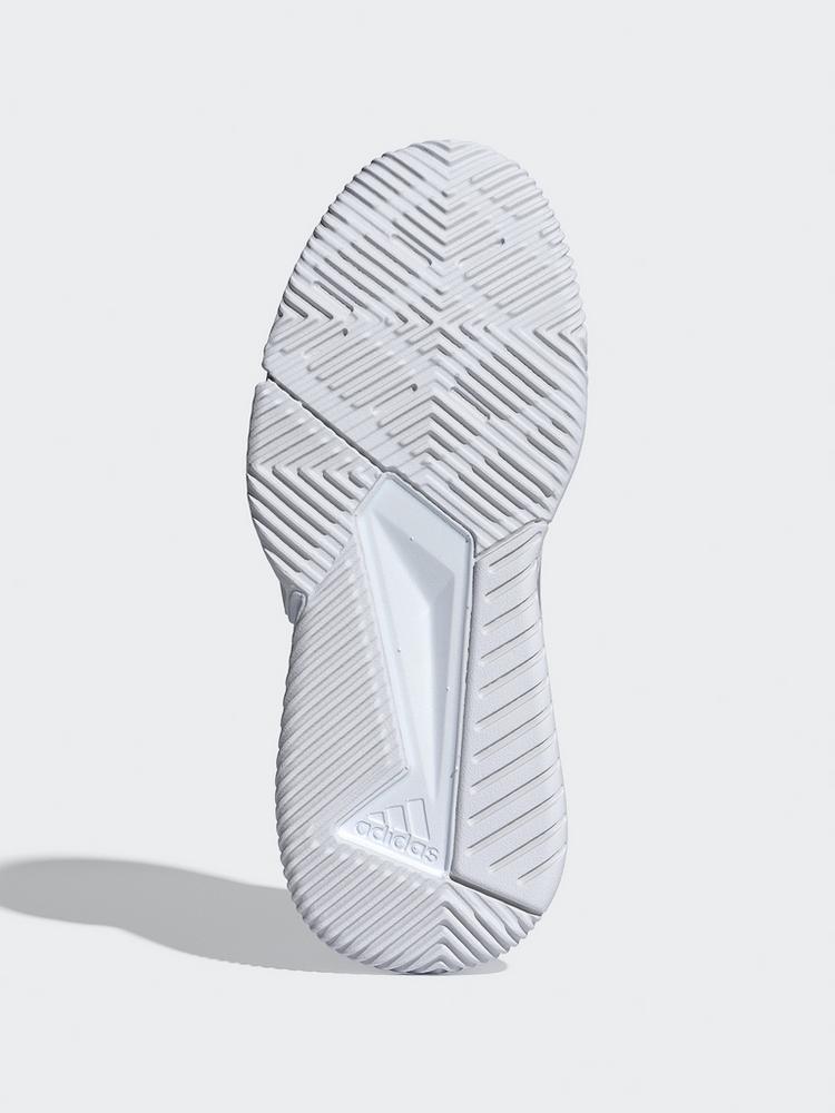 adidas adidas Courtquick Padel-Schuh Tennisschuhe Damen - Cloud White / Silver Metallic / Cloud White - 2 | SportScheck