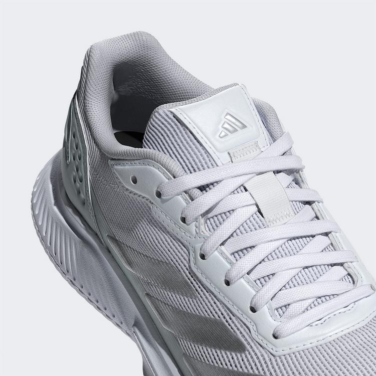 adidas adidas Courtquick Padel-Schuh Tennisschuhe Damen - Cloud White / Silver Metallic / Cloud White - 6 | SportScheck