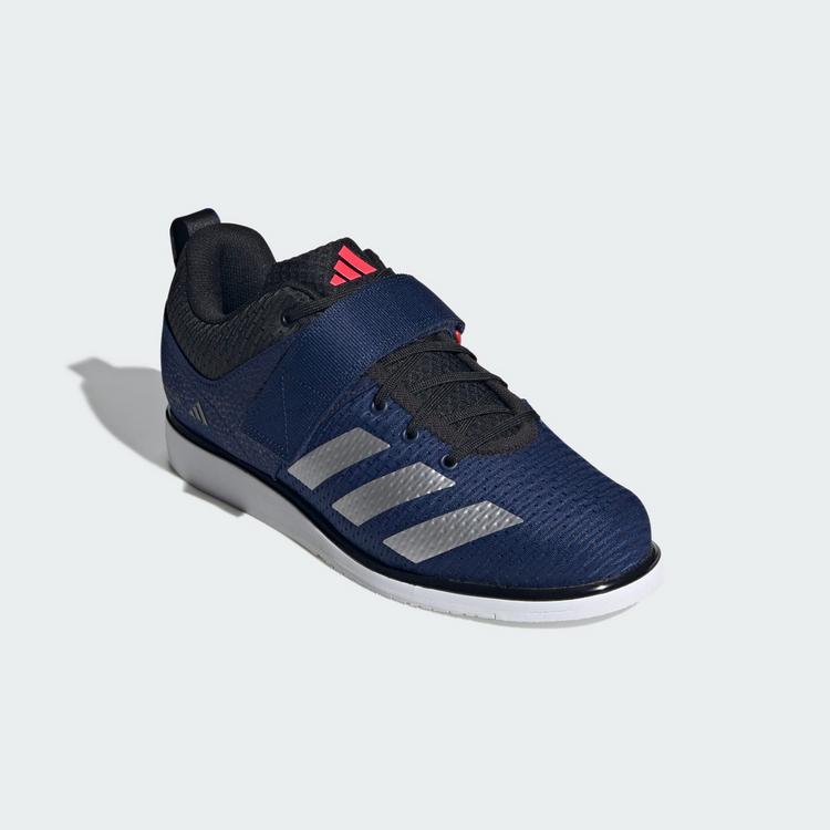 adidas adidas Powerlift 5 Gewichtheberschuh Fitnessschuhe - Dark Blue / Silver Metallic / Lucid Red - 3 | SportScheck